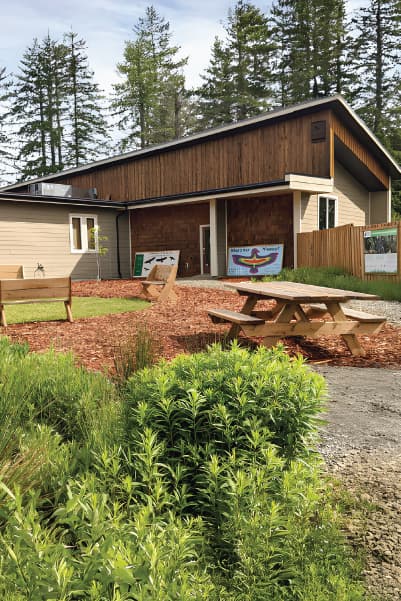 the MARS visitor center picnic area