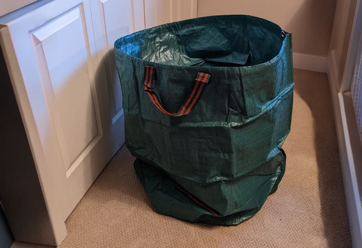 Collapsible Reusable Yard Waste Bags